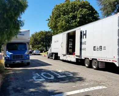 Two trucks for the office move