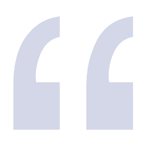 Blue quote icon