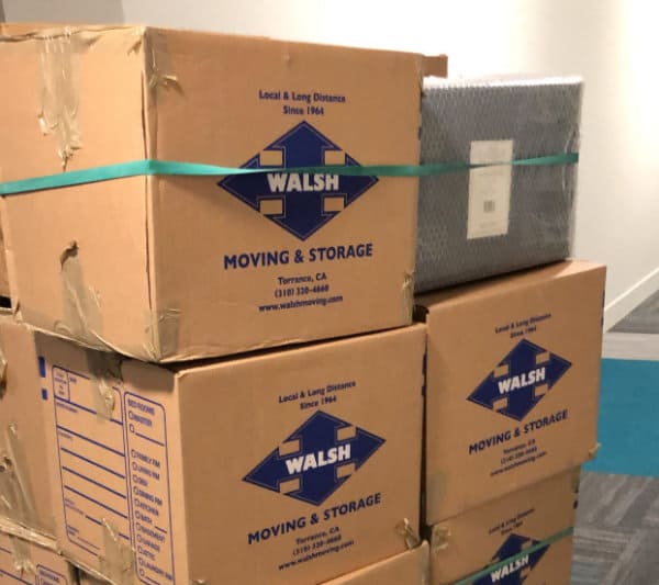 Pallet of Walsh poxes