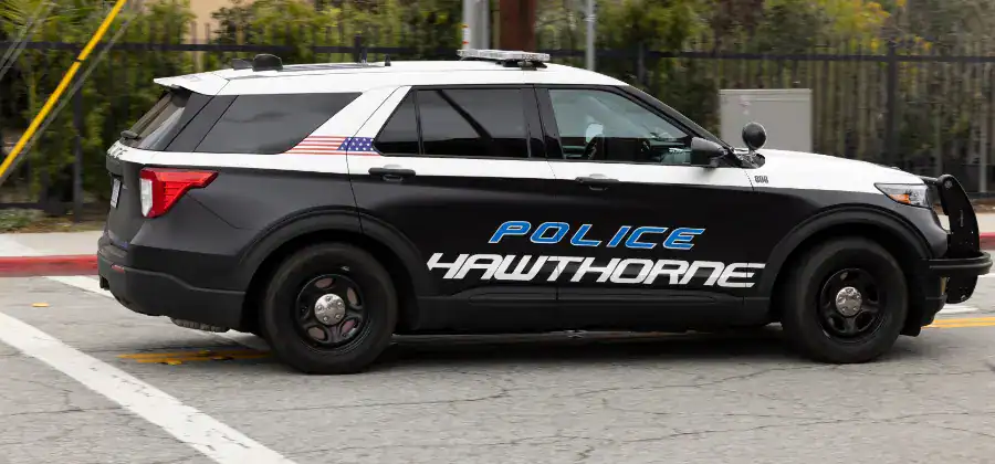 Hawthorne police cruiser