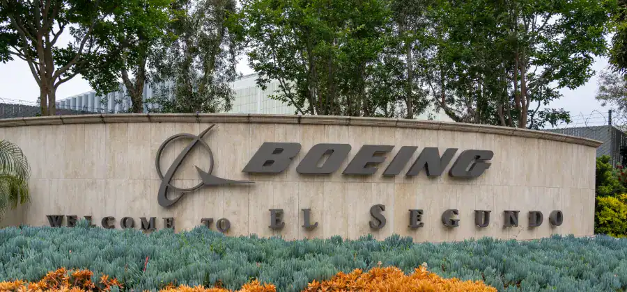 The Boeing complex in El Segundo