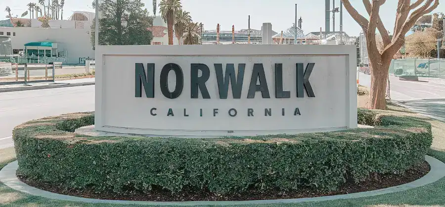 Norwalk city sign
